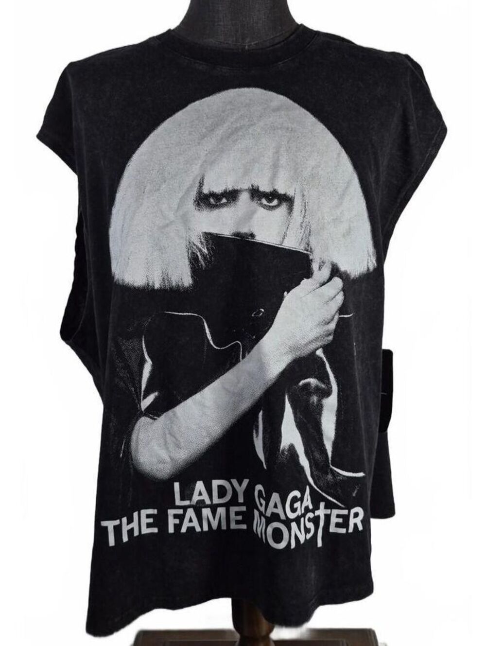 NWT Lady Gaga The Fame Monster 2XL Black Graphic Tank Top